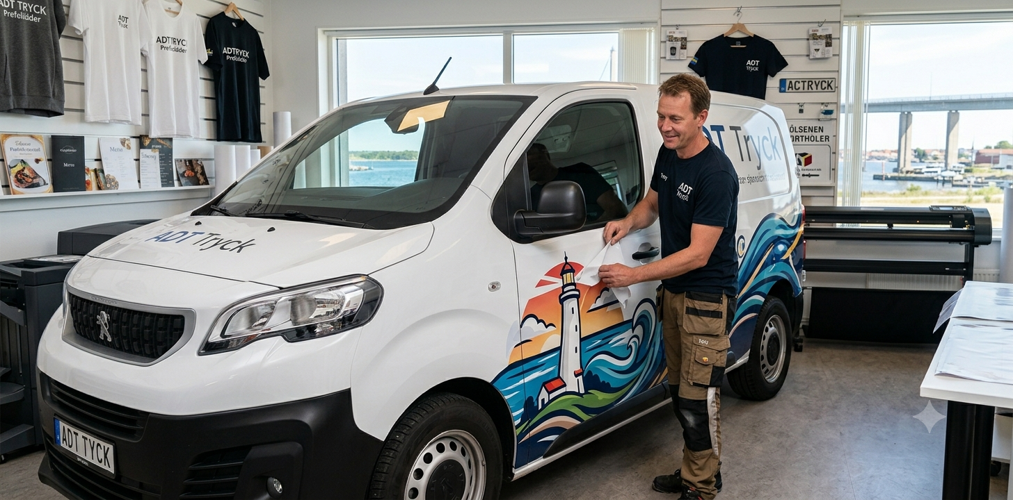 Tryckeri Öland & Kalmar | Från idé till färdig produkt | ADT Tryck