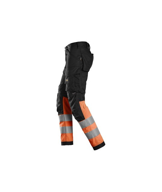 Warning trousers with stretch, class 1