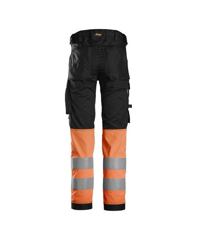 Warning trousers with stretch, class 1
