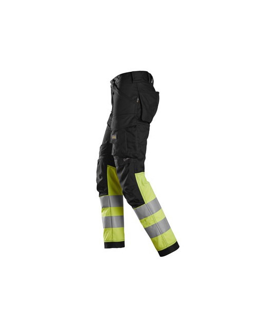 Warning trousers with stretch, class 1