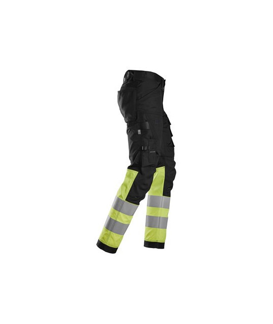 Warning trousers with stretch, class 1
