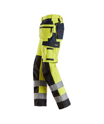 High-visibility trousers with holster pockets, 2 o'clock