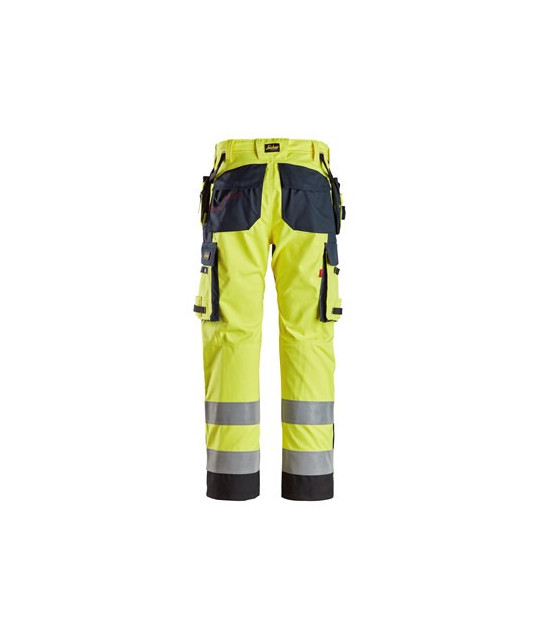 High-visibility trousers with holster pockets, 2 o'clock