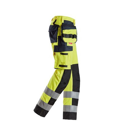 High-visibility trousers with holster pockets, 2 o'clock