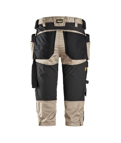 Snickers Workwear Stretchig piratbyxa med hölsterfickor, Snickers W...