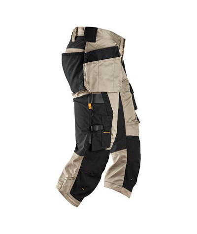 Snickers Workwear Stretchig piratbyxa med hölsterfickor, Snickers W...