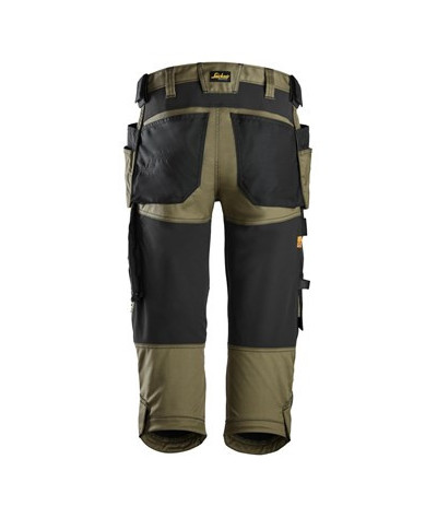 Snickers Workwear Stretchig piratbyxa med hölsterfickor, Snickers W...