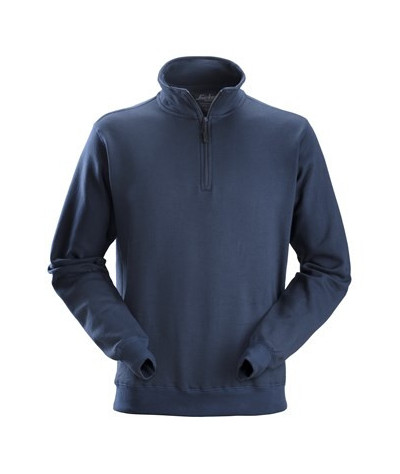 Snickers Workwear Sweatshirt med halvlång dragkedja