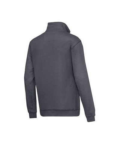 Sweatshirt with half-length zipper