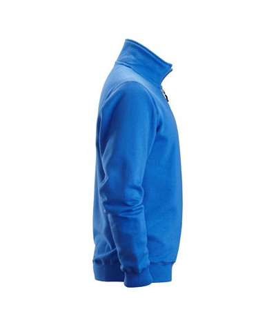 Sweatshirt with half-length zipper