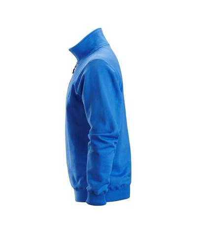 Sweatshirt with half-length zipper