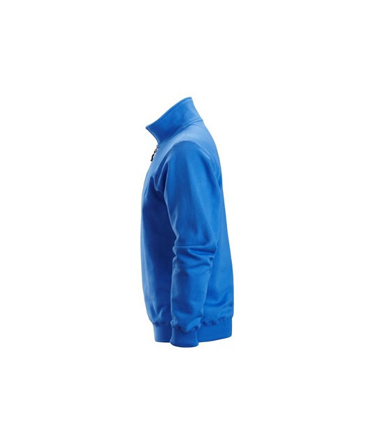 Sweatshirt with half-length zipper