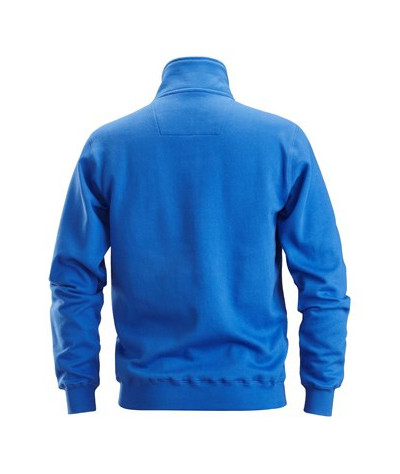 Sweatshirt with half-length zipper