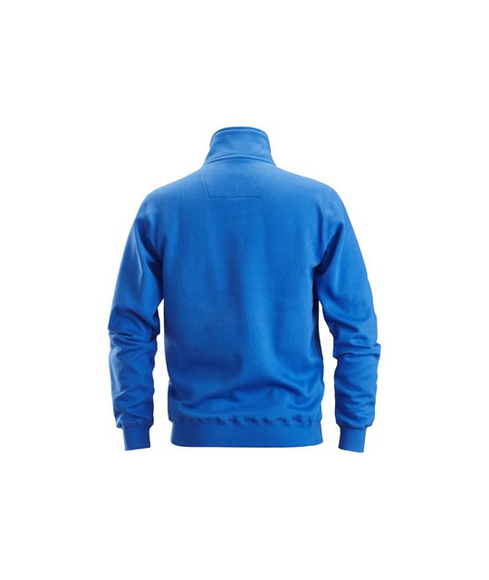 Sweatshirt with half-length zipper