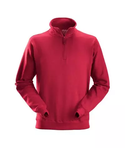 Snickers Workwear Sweatshirt med halvlång dragkedja, Snickers Workw...