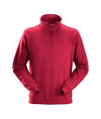 Snickers Workwear Sweatshirt med halvlång dragkedja