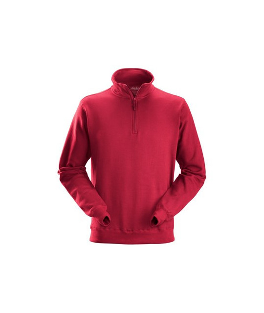 Snickers Workwear Sweatshirt med halvlång dragkedja, Snickers Workwear