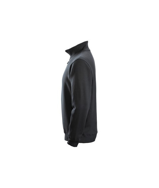 Sweatshirt with half-length zipper