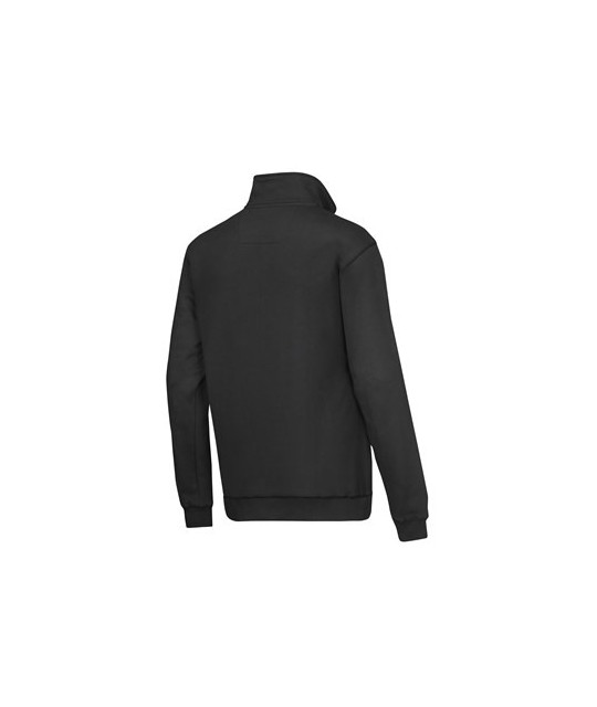 Sweatshirt with half-length zipper