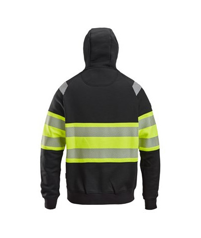 Snickers Workwear Varselhuvtröja med hellång dragkedja, varsel klass 1