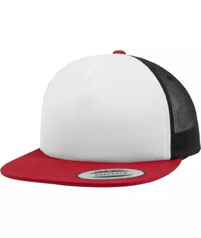 Flexfit Yupoong Foam Trucker with White Front | ADT Tryck