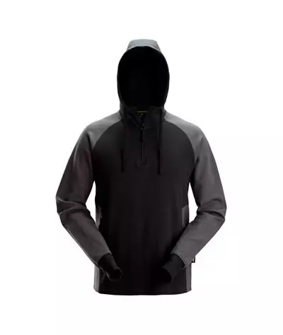 Snickers Workwear Tvåfärgad huvtröja med dragkedja, Snickers Workwe...