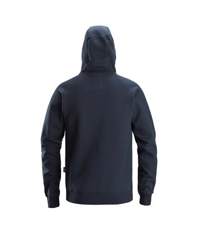 Logo hoodie with full-length zip