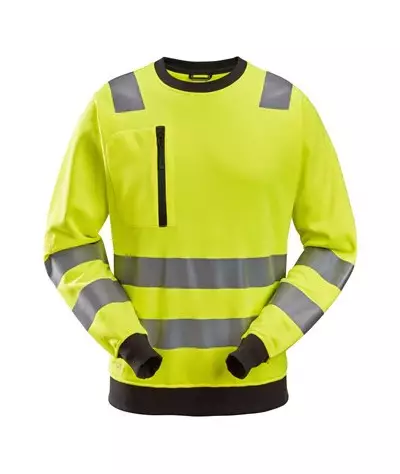 Snickers Workwear Sweatshirt, varsel klass 2/3, Snickers Workwear |...