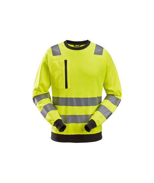 Snickers Workwear Sweatshirt, varsel klass 2/3, Snickers Workwear |...