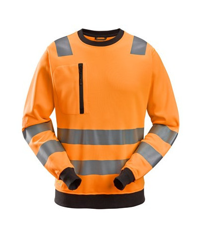 High-visibility sweatshirt, class 2/3