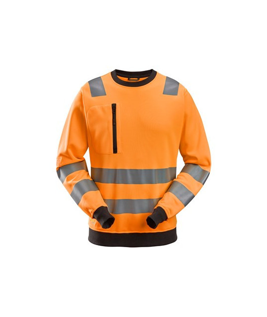High-visibility sweatshirt, class 2/3