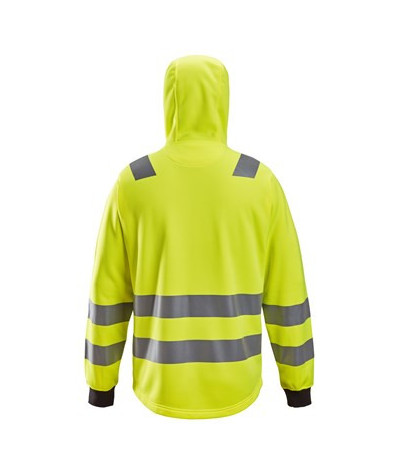 Hooded jacket with high visibility class 2/3