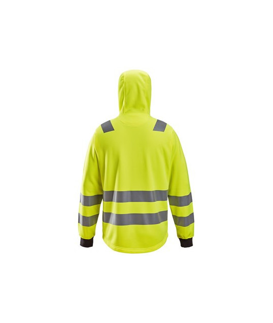 Hooded jacket with high visibility class 2/3