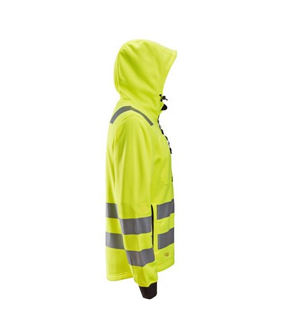 Hooded jacket with high visibility class 2/3