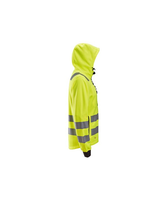 Hooded jacket with high visibility class 2/3