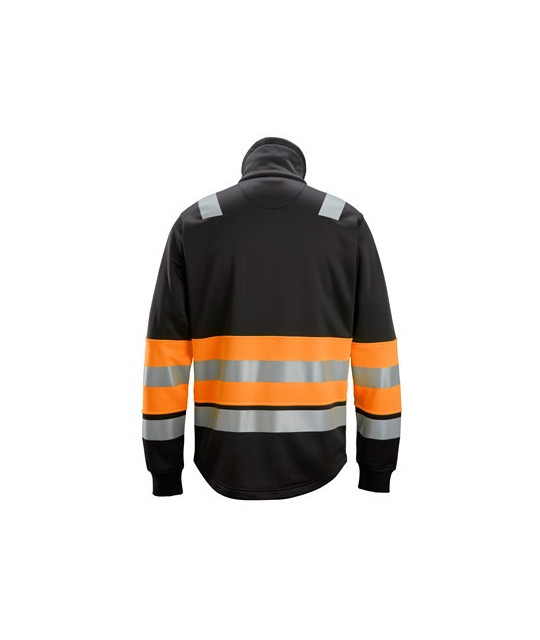 High-visibility jacket with full-length zipper, class 1