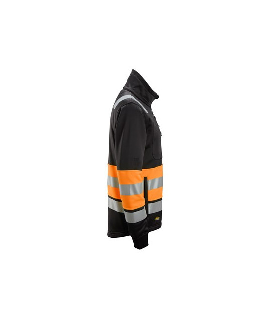 High-visibility jacket with full-length zipper, class 1
