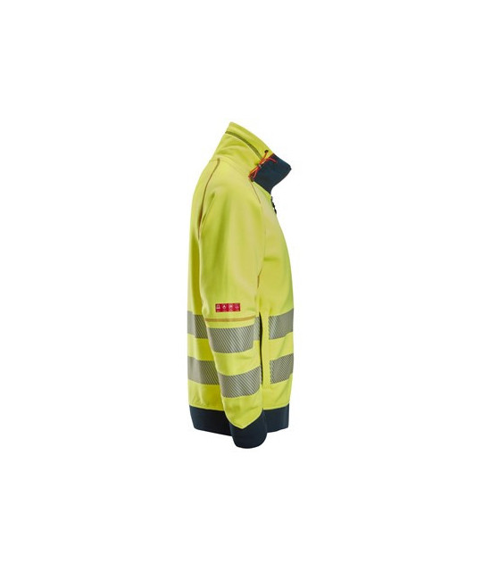 Snickers Workwear Sweatshirt med hellång dragkedja och ljusbågsskyd...