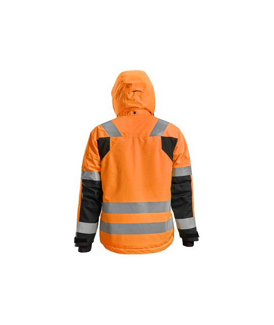 Snickers Workwear Fodrad jacka, varsel klass 3 Snickers Workwear | ...