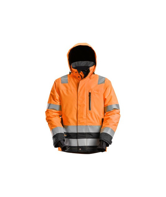 Snickers Workwear Fodrad jacka, varsel klass 3 Snickers Workwear | ...