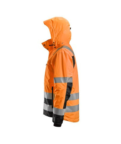 Snickers Workwear Fodrad jacka, varsel klass 3 Snickers Workwear | ...