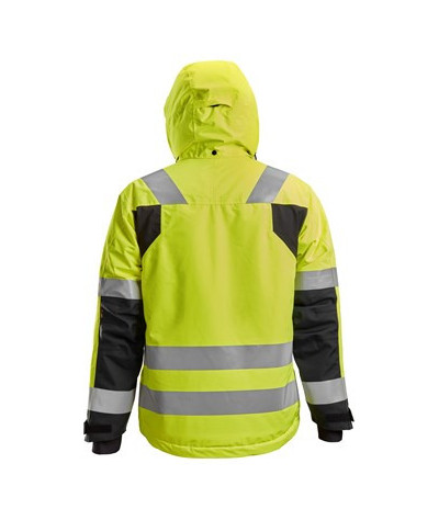 Snickers Workwear Fodrad jacka, varsel klass 3 Snickers Workwear | ...