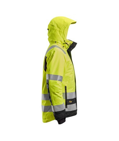 Snickers Workwear Fodrad jacka, varsel klass 3 Snickers Workwear | ...