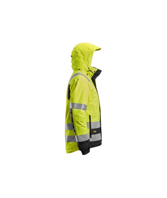 Lined high-visibility jacket, class 3