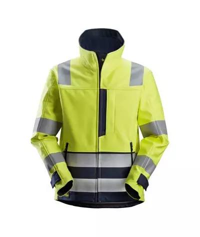 Softshell jacket warning, 3 o'clock