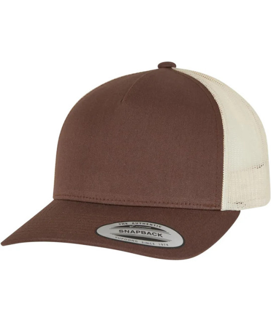 Flexfit Yupoong 5-Panel Retro Trucker 2-Tone Cap | ADT Tryck