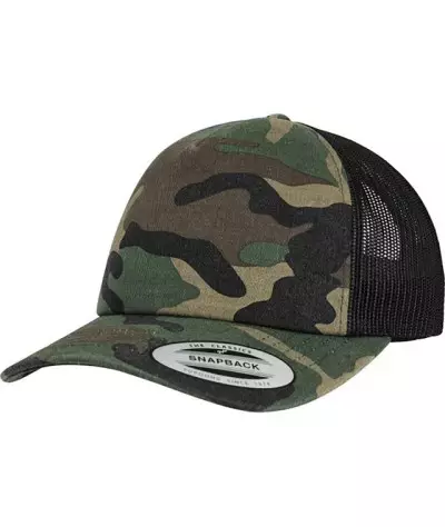 Flexfit Yupoong Camo Trucker Cap | ADT Tryck