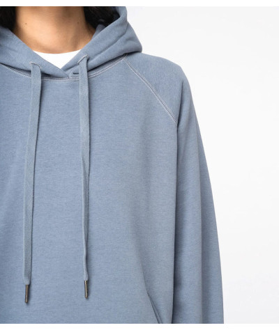 Ladies hooded sweatshirt raglan sleeves 350 gsm