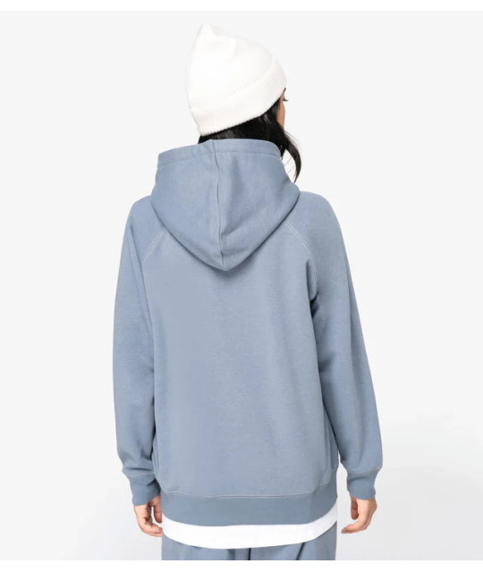 Ladies hooded sweatshirt raglan sleeves 350 gsm