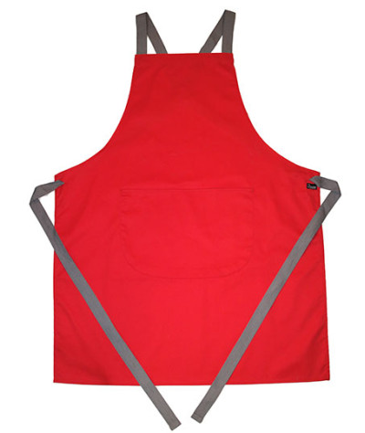 Apron With Grey Ties Crossover